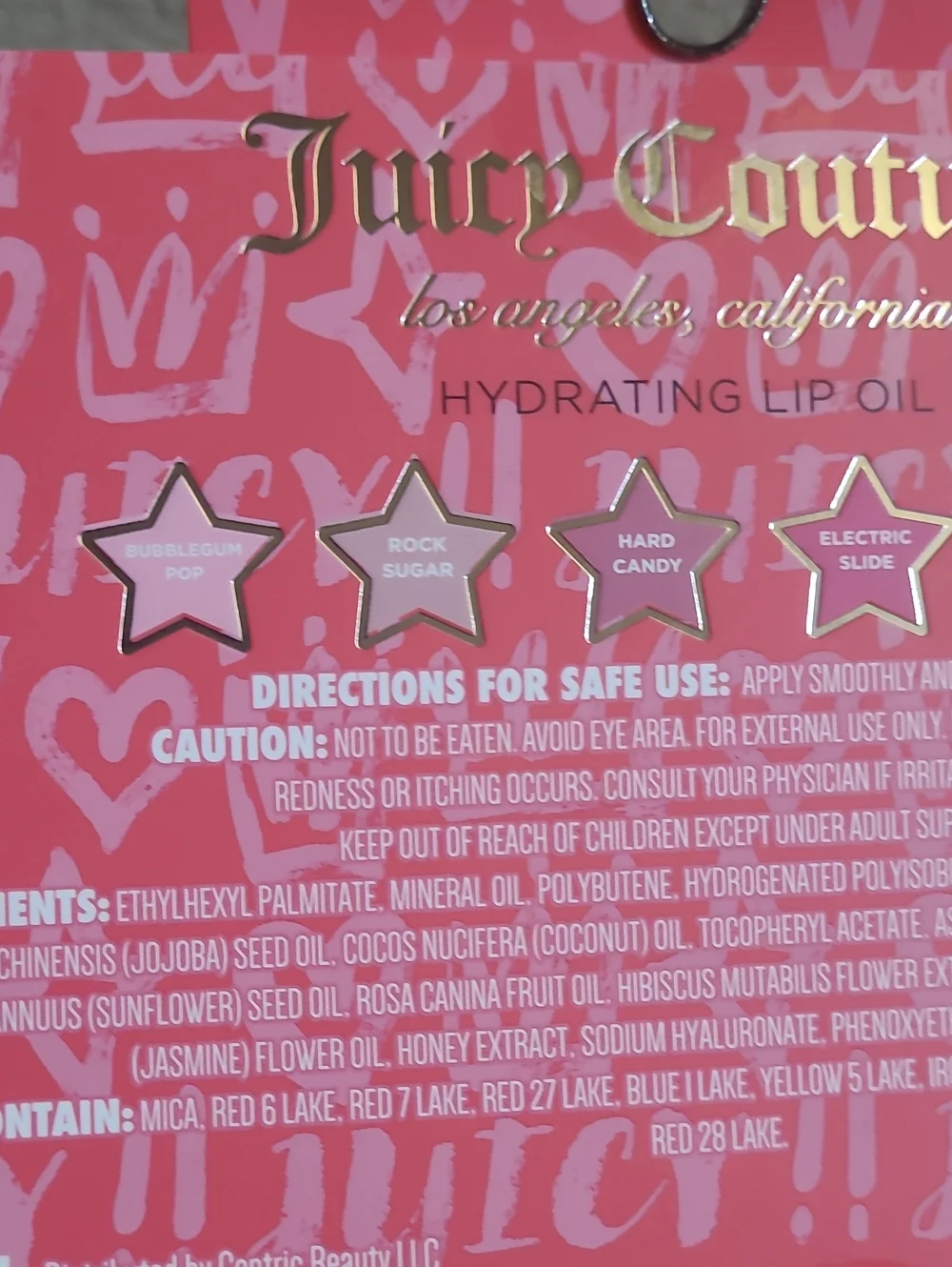 Juicy Couture Rockstar Shine Hydrating Lip Oil Set - Pink & Coral Mix